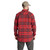 Timberland PRO WOODFORT Midweight Flannel Shirt Chili Pepper Red Yard-Dyed Back View