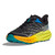 Hoka 1123157 Men's SPEEDGOAT 5 Trail Running Shoes Black Evening Primrose Angled View