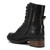 Taos CRAVE Classic Black Fashion Boots Zipper View