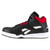  Reebok BB4500 WORK HIGH TOP Composite Toe Sneakers Black and Red Left View