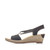 Rieker 624H6-00 FANNI Wedge Sandals Black