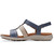 Clarks KITLY STEP Denim Combination Sandals Side View