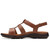 Clarks KITLY STEP Tan Sandals Side View