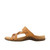Taos PERFECT Tan Leather Sandals Left View