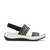 Clarks ARLA STROLL Black Combination Sandals Right View