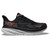 Hoka 1127896 Women's CLIFTON 9 Running Shoes Black Rose Gold Right View