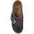 Dansko PEARSON Black Tumbled Clogs Top View