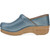 Dansko Blue Metallic Professional Clogs Left View