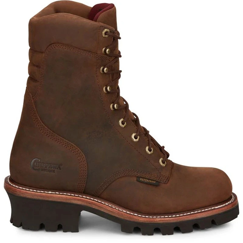 Men's logger work boots