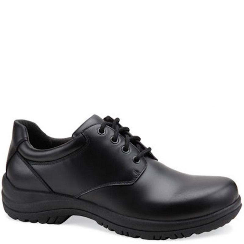 Dansko WALKER Black Leather Oxford Shoes