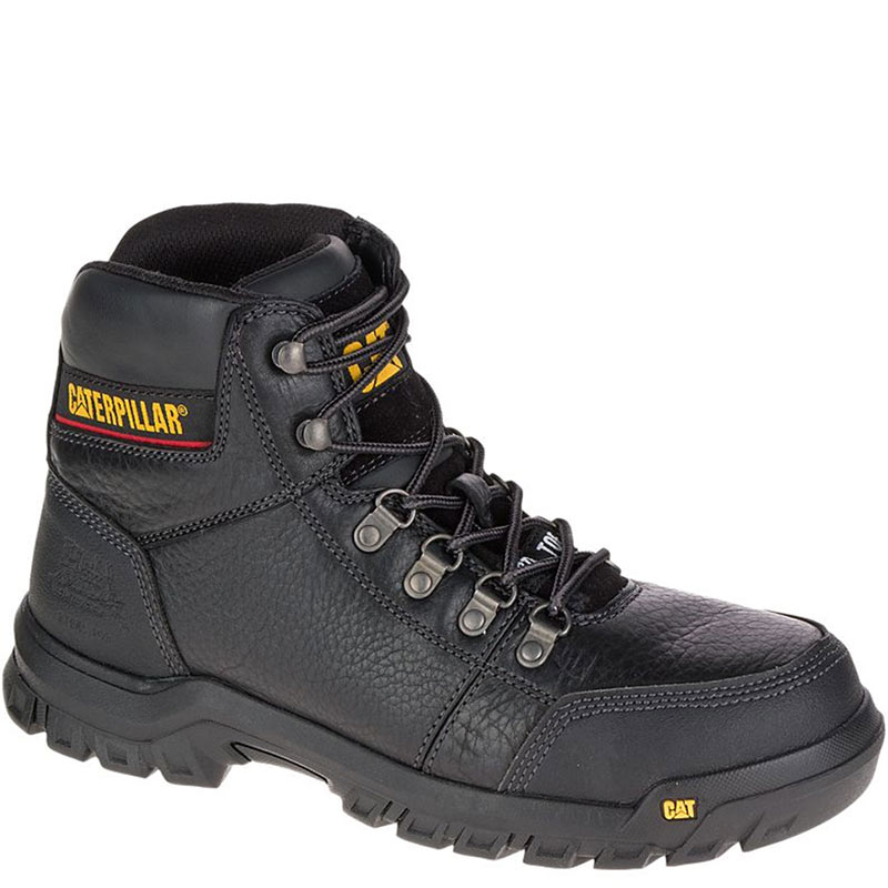 cat work boots black