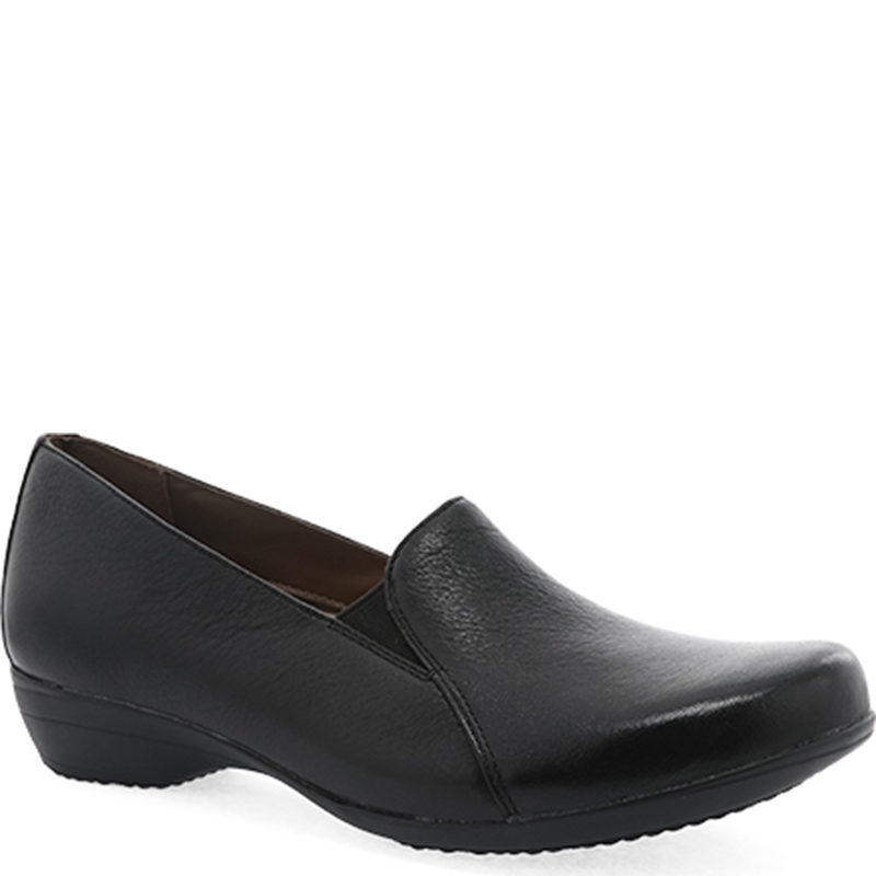 dansko black flats