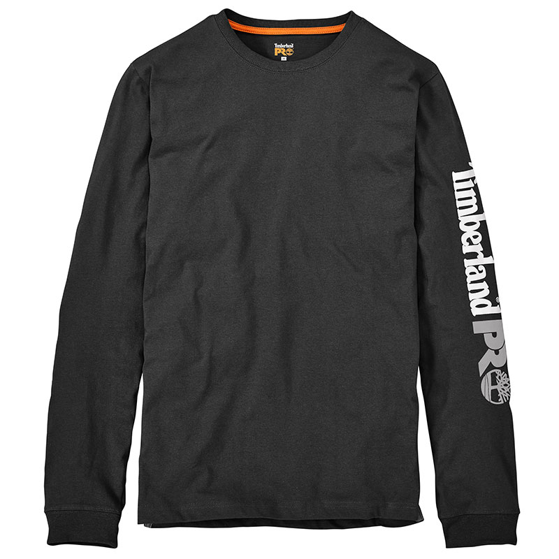 Timberland PRO LOGO LONG SLEEVE WORK SHIRT Jet Black