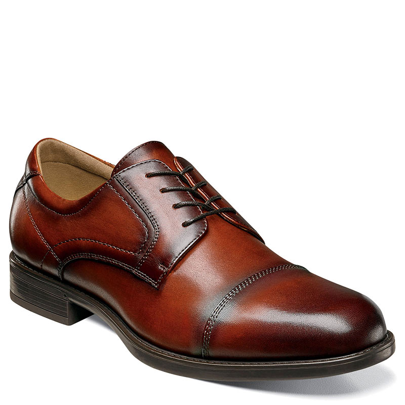 florsheim mens brown dress shoes FLORSHEIM POSTINO CAP OX