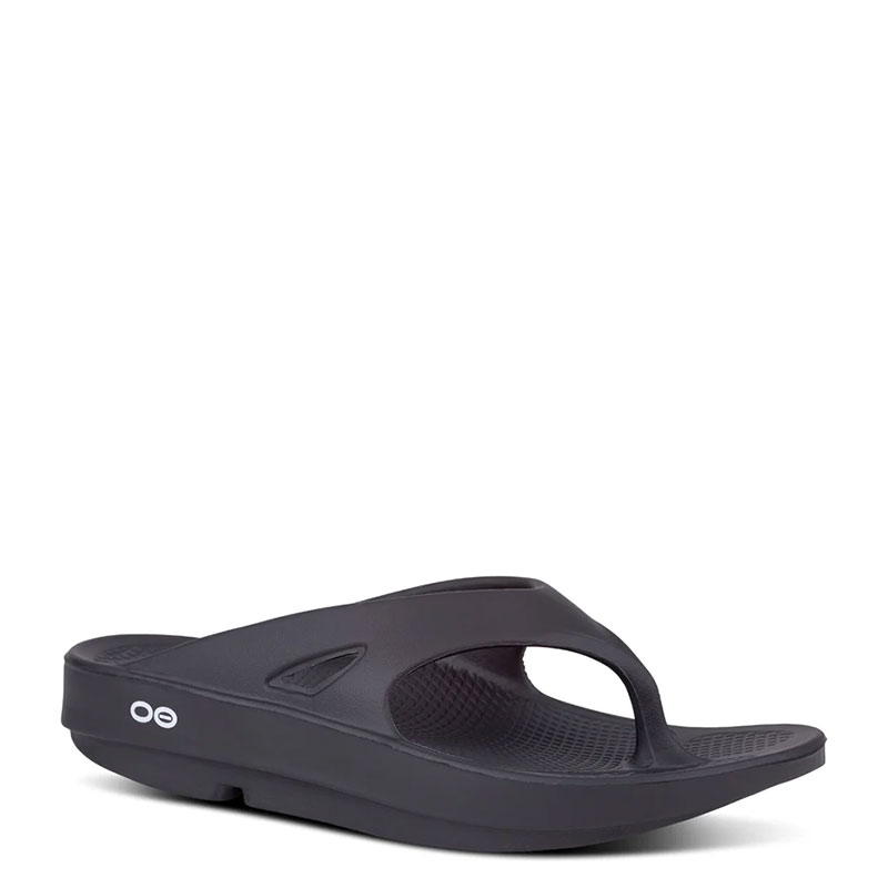 Oofos 1000 Women's OORIGINAL Black Sandals - Family Footwear 