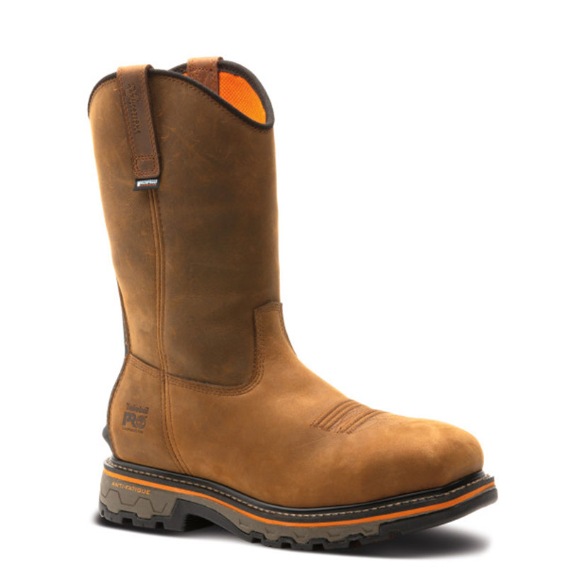 Timberland PRO355 Waterproof Alloy Toe Pull On Work Boots Mens 14M EH Brow Timberland PRO Men main image 3