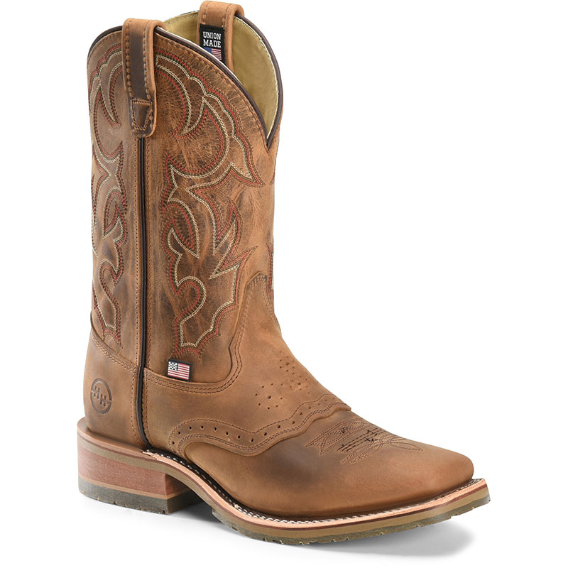 YASE ■ [ENTRY] Cowhyd Platform Roper MENS NATURAL TAN BACKCUT PYTHON VAMP SQUARE TOE BOOT WITH