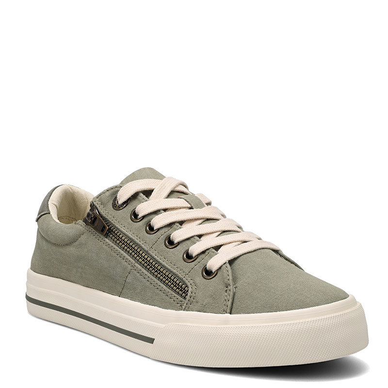 Taos Z SOUL Distressed Sneakers Sage Olive - Family Footwear