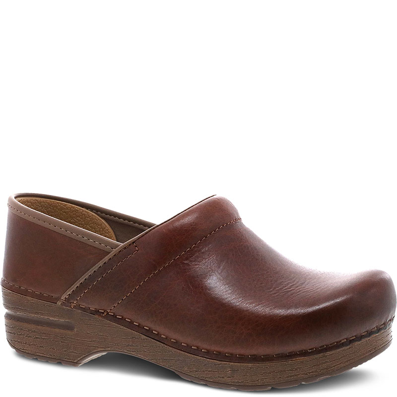 Distressed Clogs Dansko Oiled Leather Dansko SADDLE Full Grain