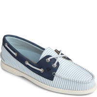 Sperry STS84696 AUTHENTIC ORIGINAL Seersucker Stripe Boat Shoes