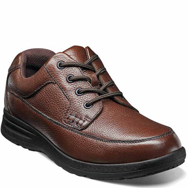 Nunn Bush Cam Men 10M Cognac Leather Oxford Comfort Gel Lace Up NIB Cameron Moc Toe Oxford Men main image 4