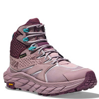  Hoka 1119372 ANACAPA MID GTX Waterproof Leather Hikers Elderberry Grape Wine