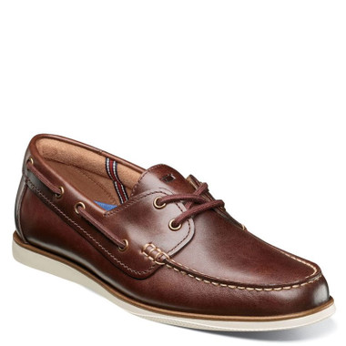 Florsheim ATLANTIC MOC TOE Chocolate Boat Shoes 13367-202 FLO-8810-202M