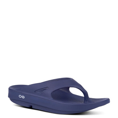 OOFOS OOriginal Recovery Thong Flip Flops Sandals Navy Blue Unisex M10 W12 EU 43 Women main image 4