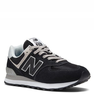 New Balance WL574V3 CORE Women's Lifestyle Sneakers Black with White ...