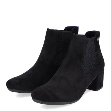 Rieker Stivaletti Y2050 In Pelle, Tacco 5 Cm, Fodera In Pile, Leggeri, Con Zip