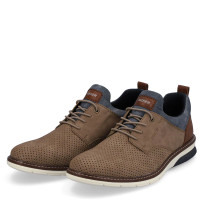 Rieker Men's DUSTIN Oxford Fango Toffee Navy