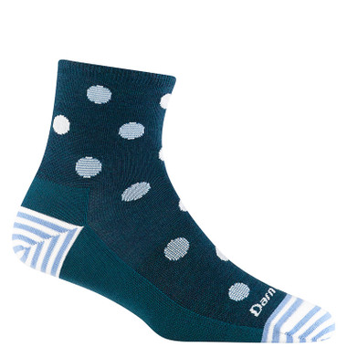 Darn Tough DOTTIE SHORTY Lifestyle Socks Dark Teal - Family Footwear Center