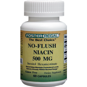Niacin 500 mg No-Flush 60 Capsules Niacin 500 mg No-Flush 60 Capsules