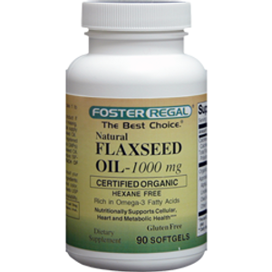 Flaxseed Oil 1000 mg Organic 90 Softgels Flaxseed Oil 1000 mg Organic 90 Softgels