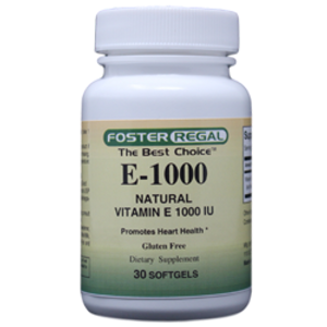 Natural E 1,000 IU 30 Softgels Natural E 1,000 IU 30 Softgels
