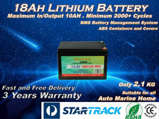  18A 12V  Solarking  Lithium Battery LB-18-12-10 2000+ Deep Cycles Lightweight