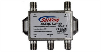 Star 4 way DiSEgC switch