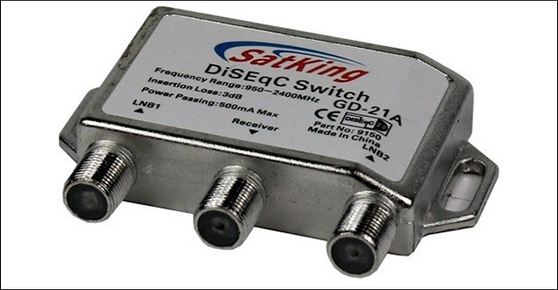 Star 2 way DiSEgC switch