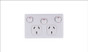 10Amp Double Power Point with extra 16Amp Switch 10 PACK