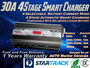 7A 12A 20A 30A Selectable 4 Stage Smart Battery Charger 240V to12V free delivery