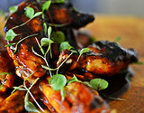 Barbeque Glazed Chicken Wings