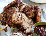 Pepper Turkey Roast with Cranberry Chutney