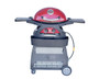 Ziggy By Ziegler & Brown Twin Grill LPG Classic On Cart (Chilli Red)