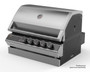 Ziegler & Brown Turbo Elite 5 Burner Tabletop Build In BBQ