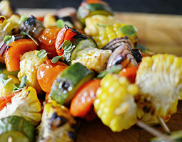 Halloumi Skewers - Ziegler and Brown
