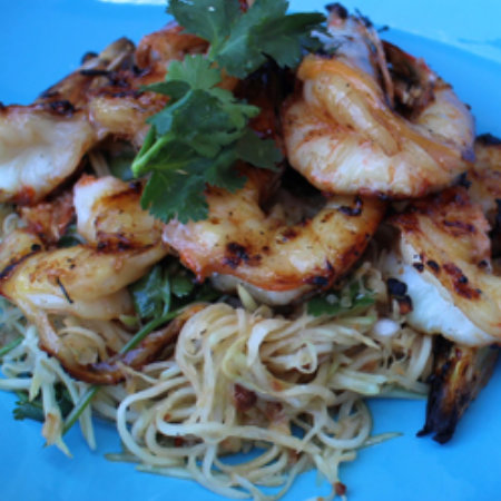 Grilled Prawn and Papaya Salad - Ziegler and Brown