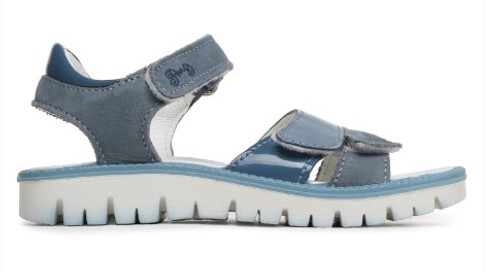 Children's open toe comfort sandal, Blue