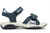 Children's open toe comfort sandal Navy Shimmer