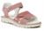 Children's open toe comfort sandal Dusky Pink