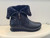 Waterproof  Ankle Boot with Fur, Black